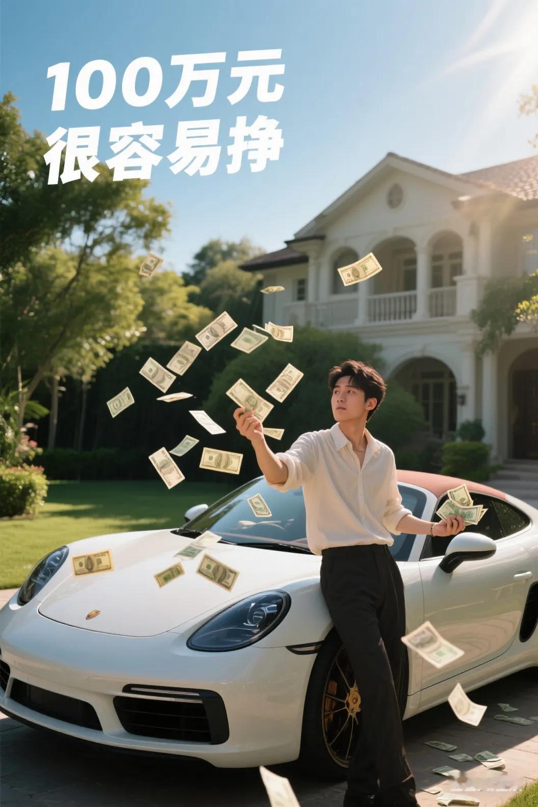 财务认知有三类，以100万为例
1.100万很难挣，100万很值钱
2.100万