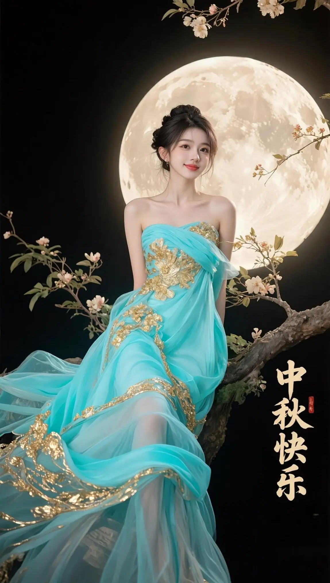 中秋团圆，国风写真，愿你我共度美好时光。国庆我就要尽兴玩