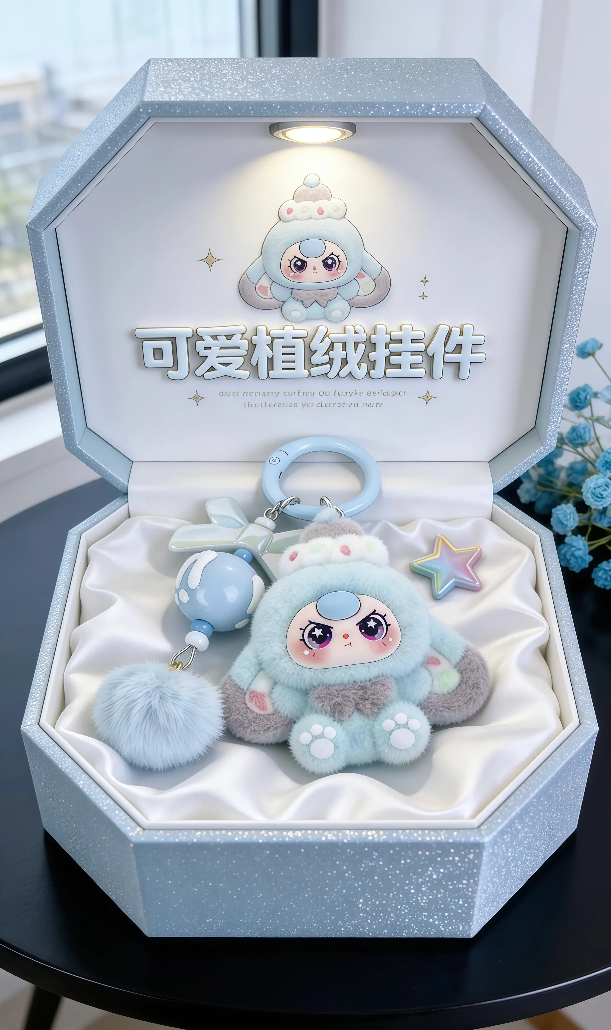 娃三岁 植绒挂件 上热门 钥匙扣 包包挂件