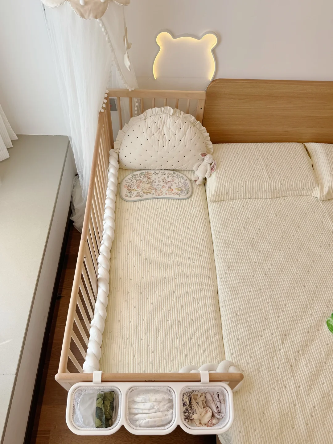 才几百块！可大可小的婴儿床！长期主义闭眼入