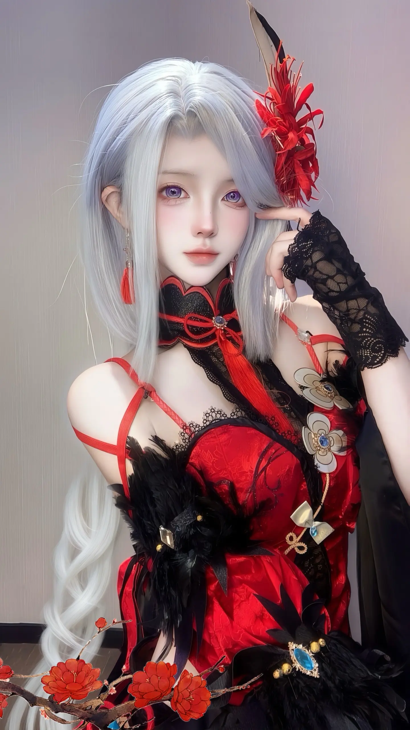 挑战申鹤最还原美瞳哈哈哈。