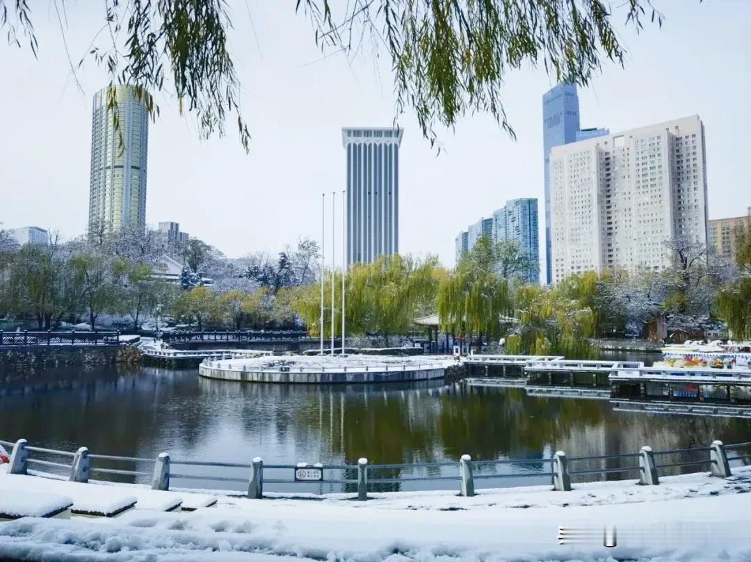 冷冽的寒冬
轻盈飘落的雪花
绘就诗意的画卷
站在家门口台阶上
领略大自然无私的馈