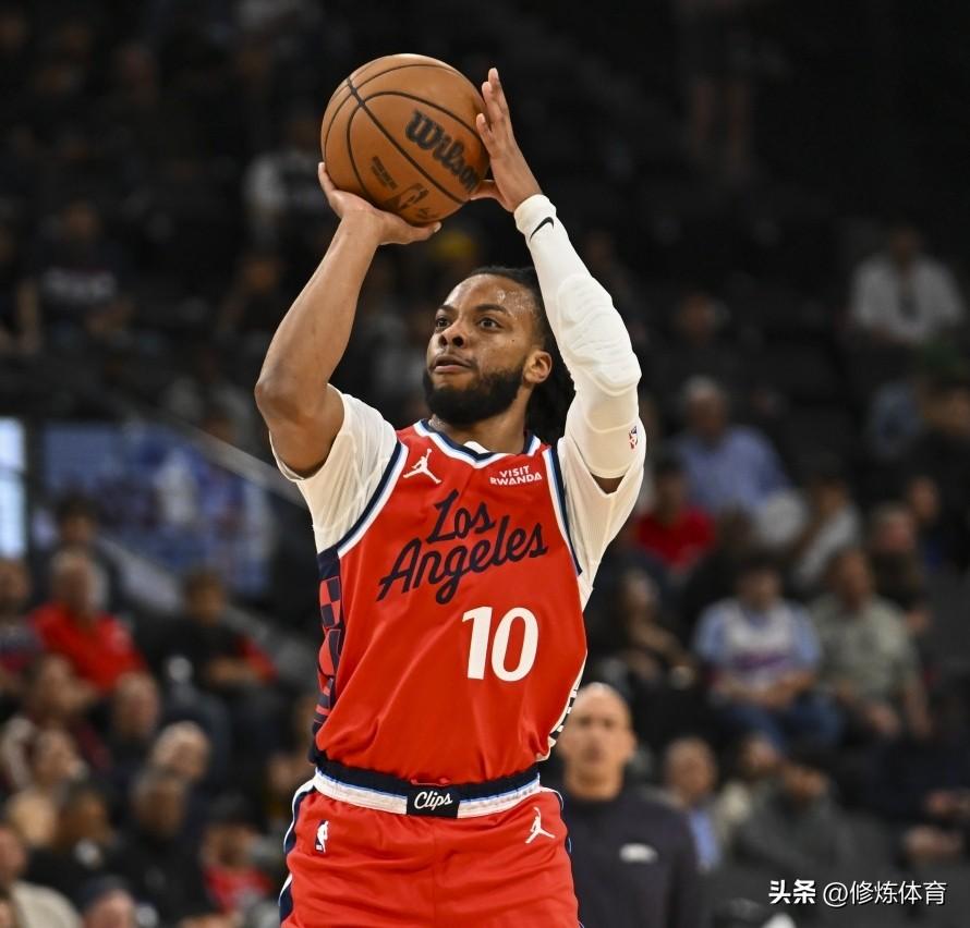 加兰对阵独行侠拿到最高分，加入快船的表现远超预期！

1、快船排名被开拓者短暂超