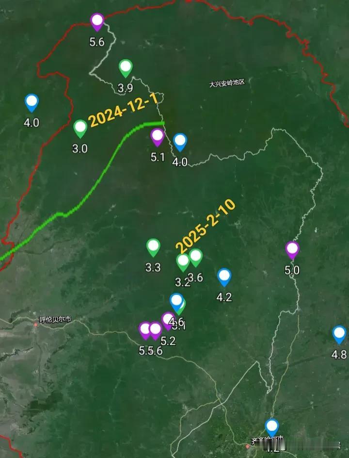 10日17时内蒙古呼伦贝尔市又再次发生地震，震中位于东经122.9，北纬的49.