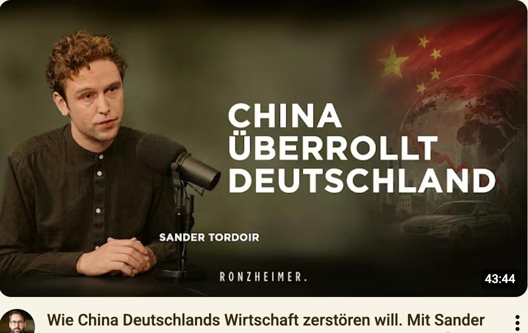 德媒：中国如何摧毁德国经济。
评论区：
我们从来不反思自己的问题。
中国比我们有