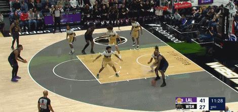 老詹的打法，专门治一些没有耐心的人。 湖人vs奇才