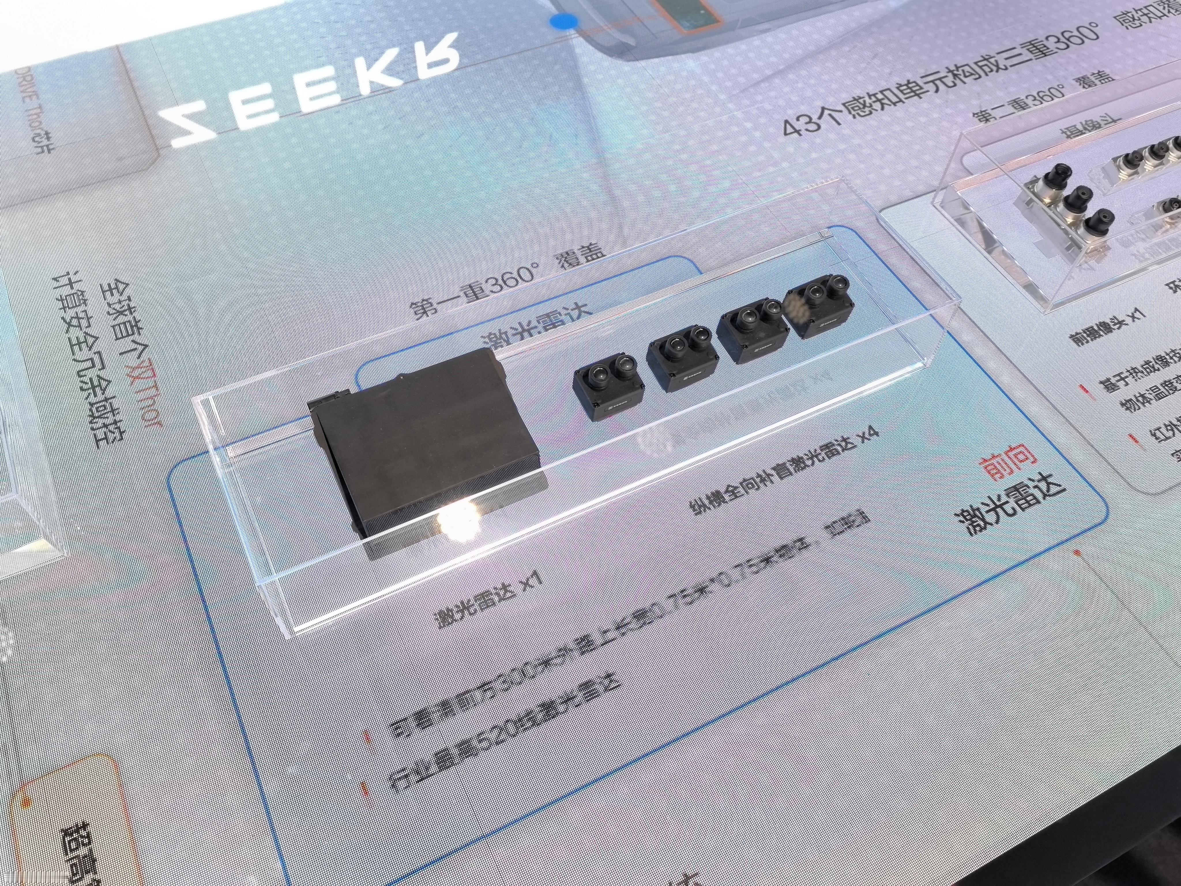 极氪9x  主Lidar竟然是520线？！ 还有4颗DToF补盲Lidar。 ​