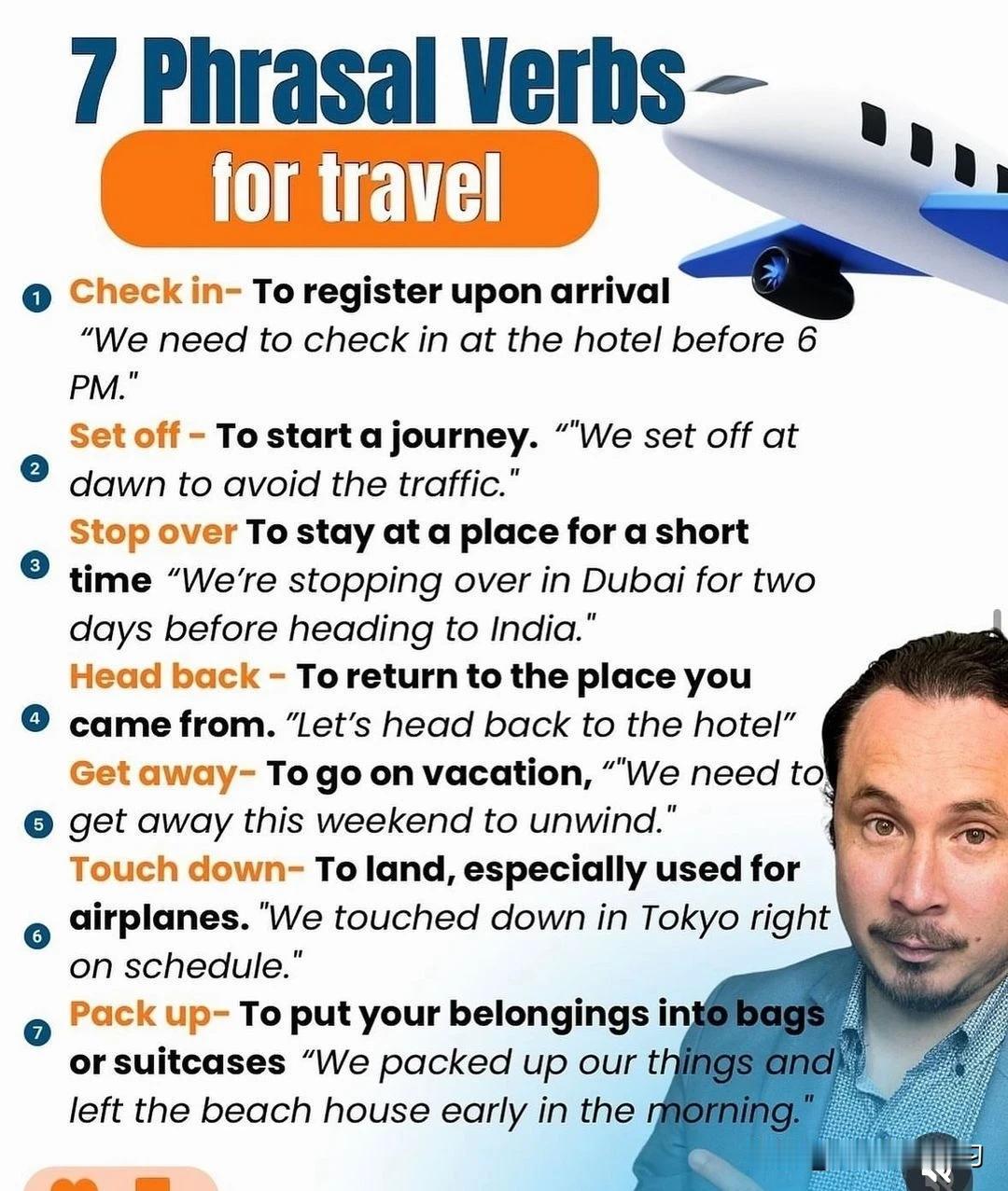 跟“旅游”有关的英语动词短语