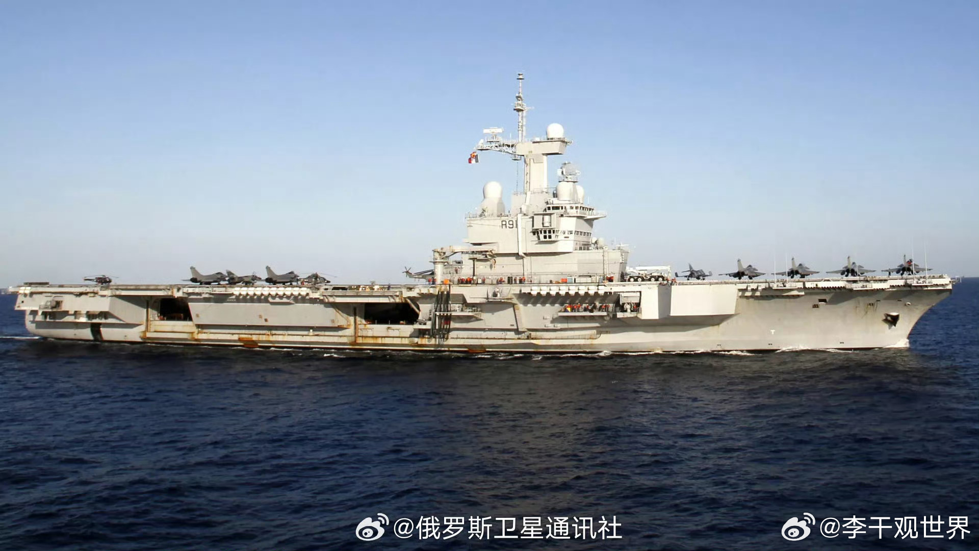 【法国向地中海部署戴高乐号航母】法国总统埃马纽埃尔•马克龙就中东局势升级发表声明