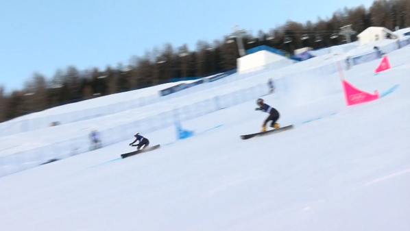 宫乃莹董宇悦白欣卉止步资格赛米兰冬奥会单板滑雪女子平行大回转资格赛，三位中国选手