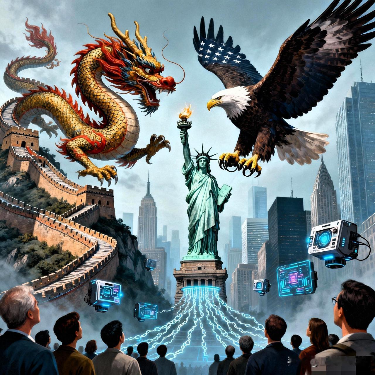 一、经济秩序的“双循环”与“阵营化”撕裂
中美经济博弈的核心是“规则制定权”与“