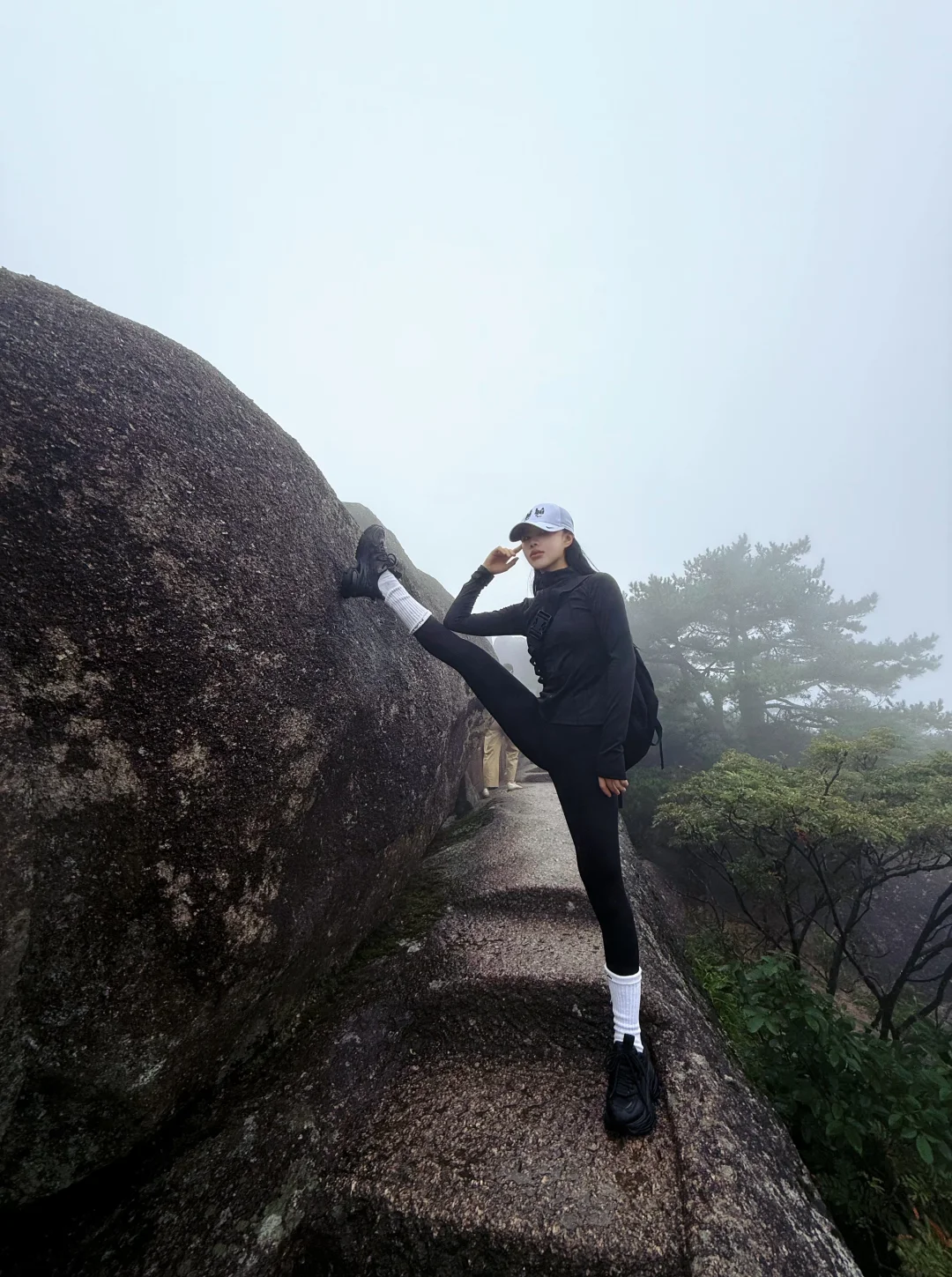 露营前的热身，黄山⛰️