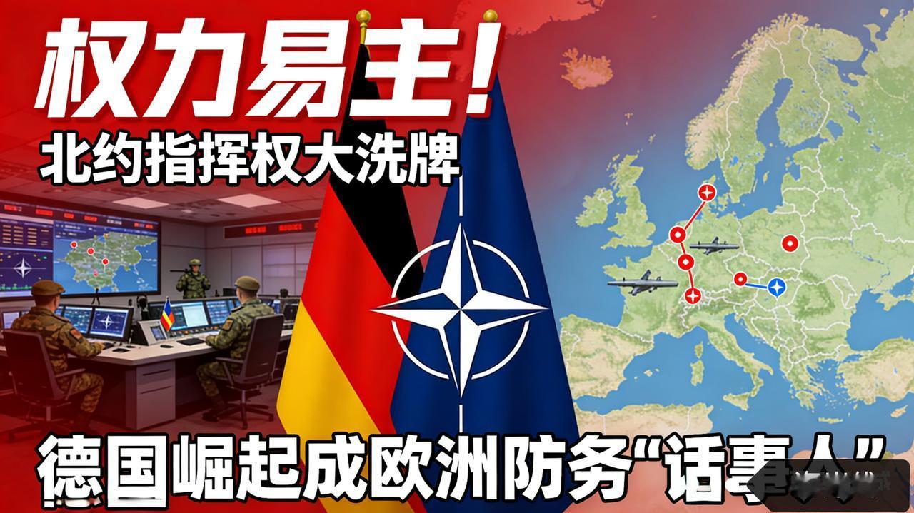 权力易主！北约指挥权大洗牌，德国崛起成欧洲防务“话事人”
 
德国《法兰克福汇报