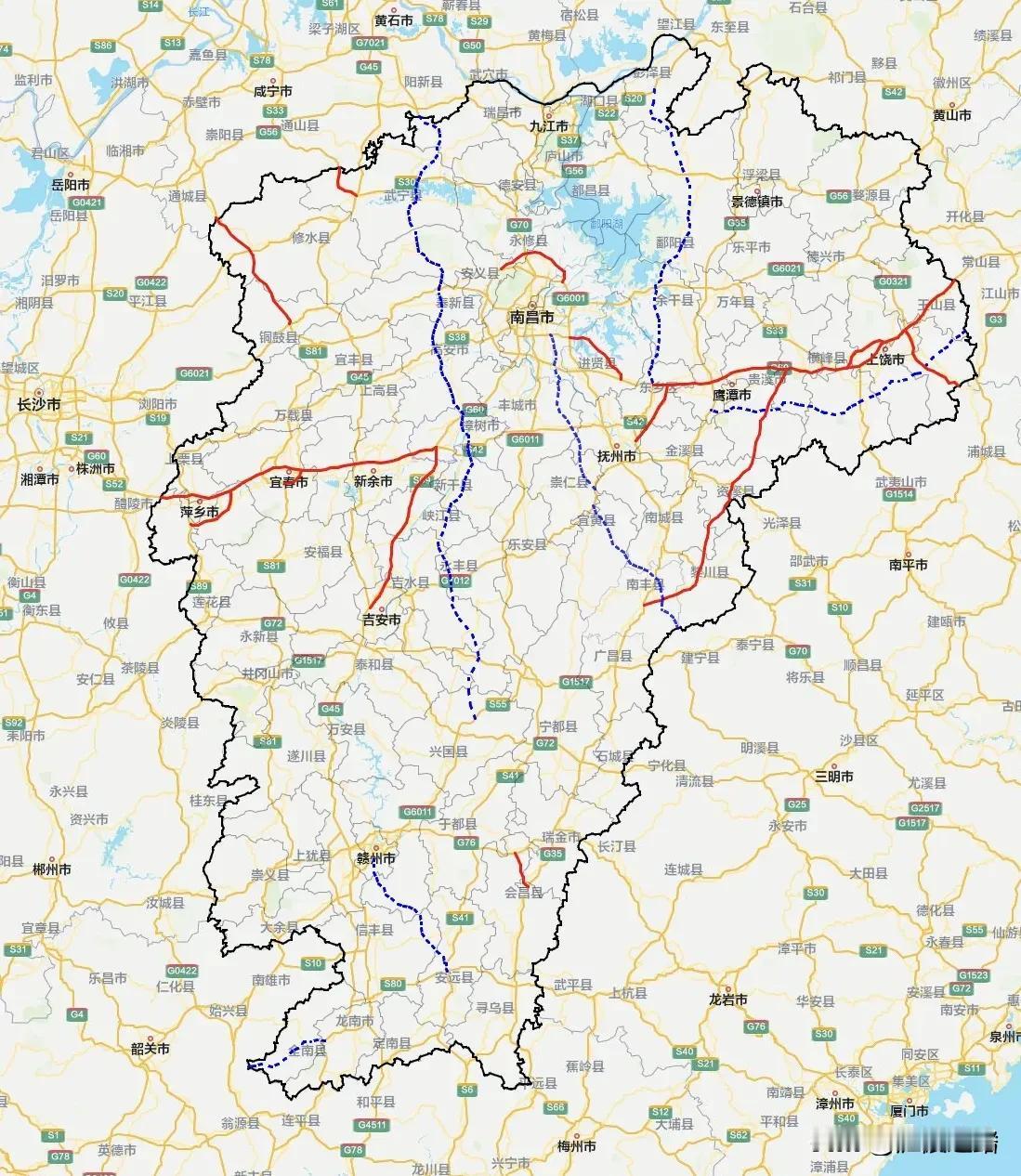 2026年江西高速公路新建项目名单出炉，规划5条高速公路开工建设，这意味着江西的