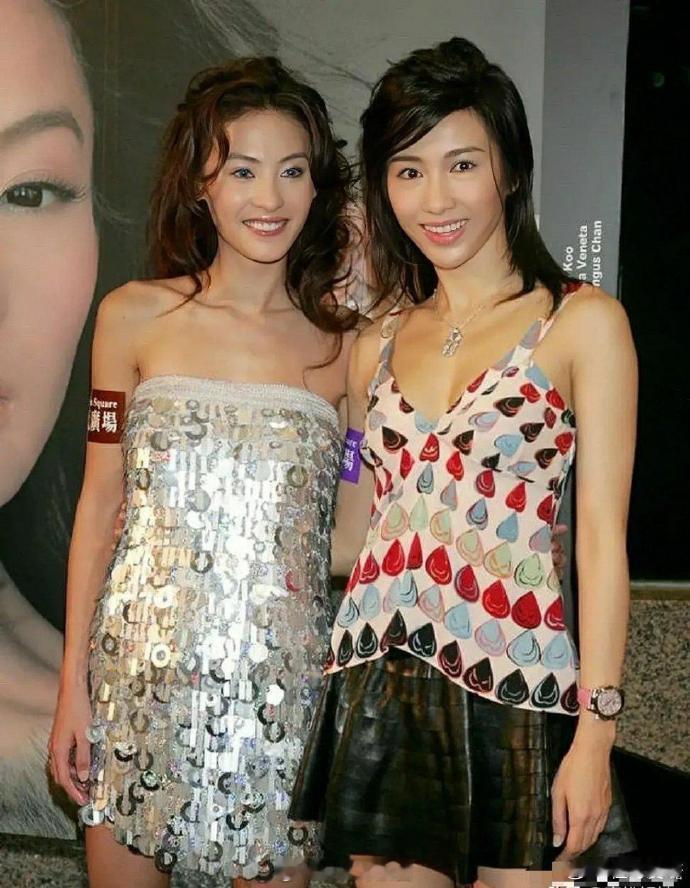 美女都是对比的，当大美女黎姿和张柏芝站在一起，瞬间变普通了 ​ ​​​