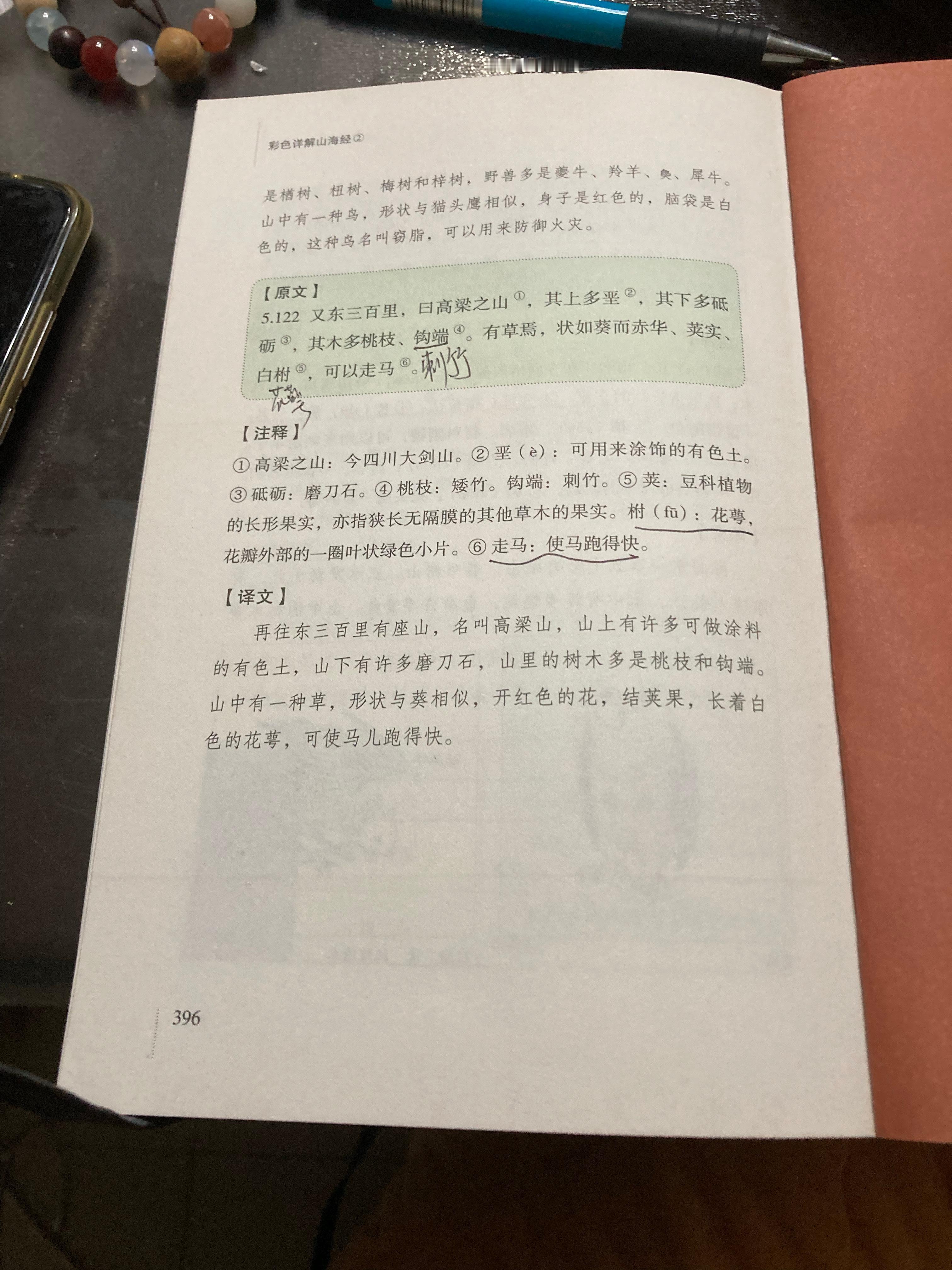 #杨紫国色芳华##特别陪伴杨紫何惟芳160天# 读书打卡89天《山海经》396页