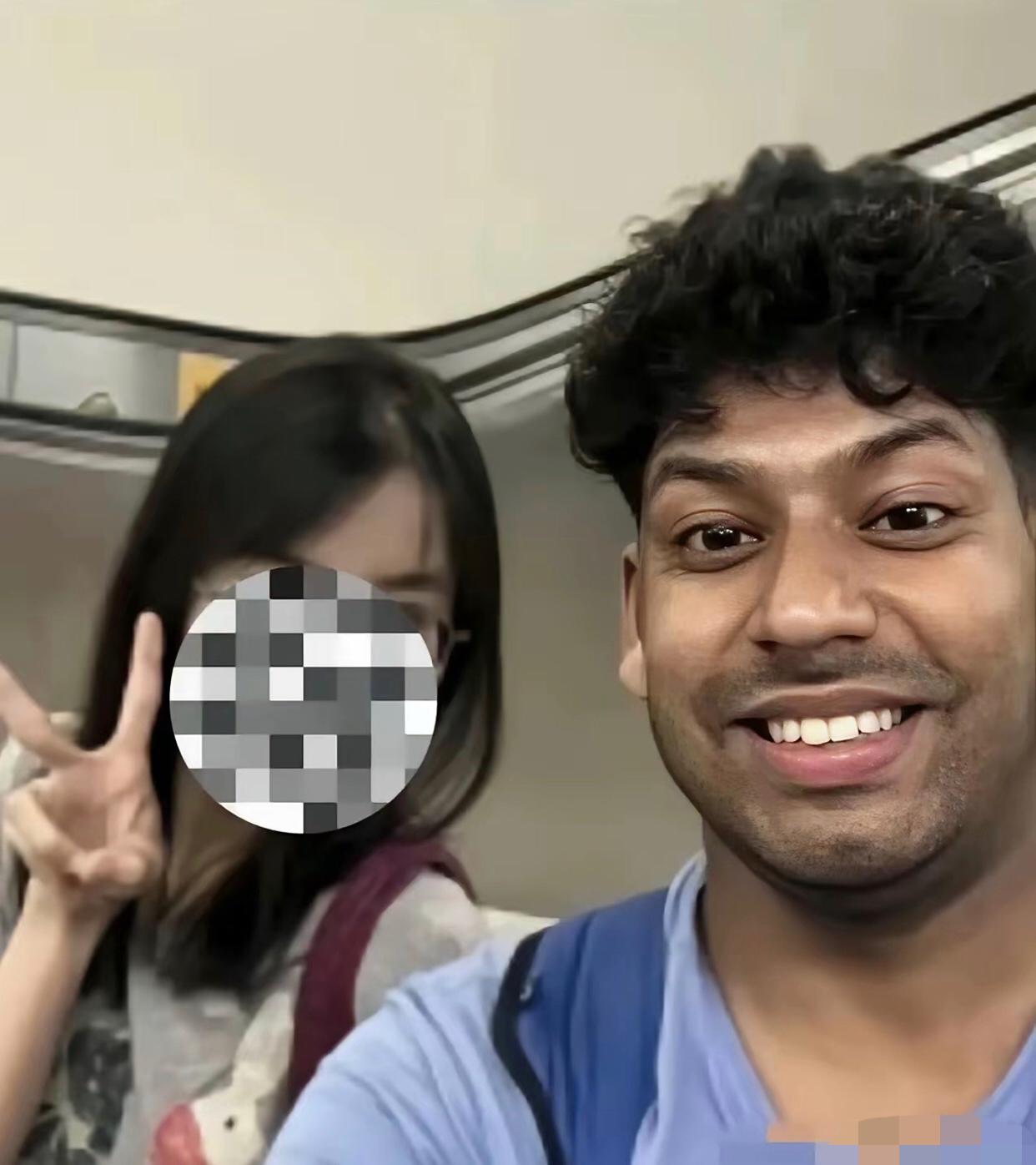 有一个印度人发视频炫耀称，他刚来中国旅行没多久，就交到了中国女朋友，并且他的女朋