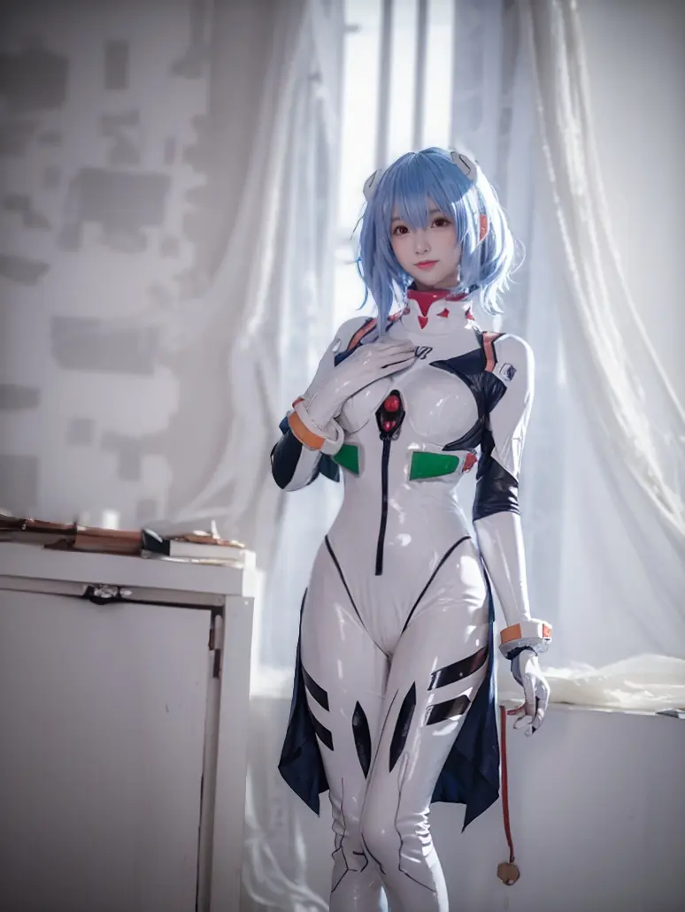 新世纪福音战士 eva 绫波丽。过年了～大家新年好～给大家送壁纸咯～找下水印在哪里呢？ 