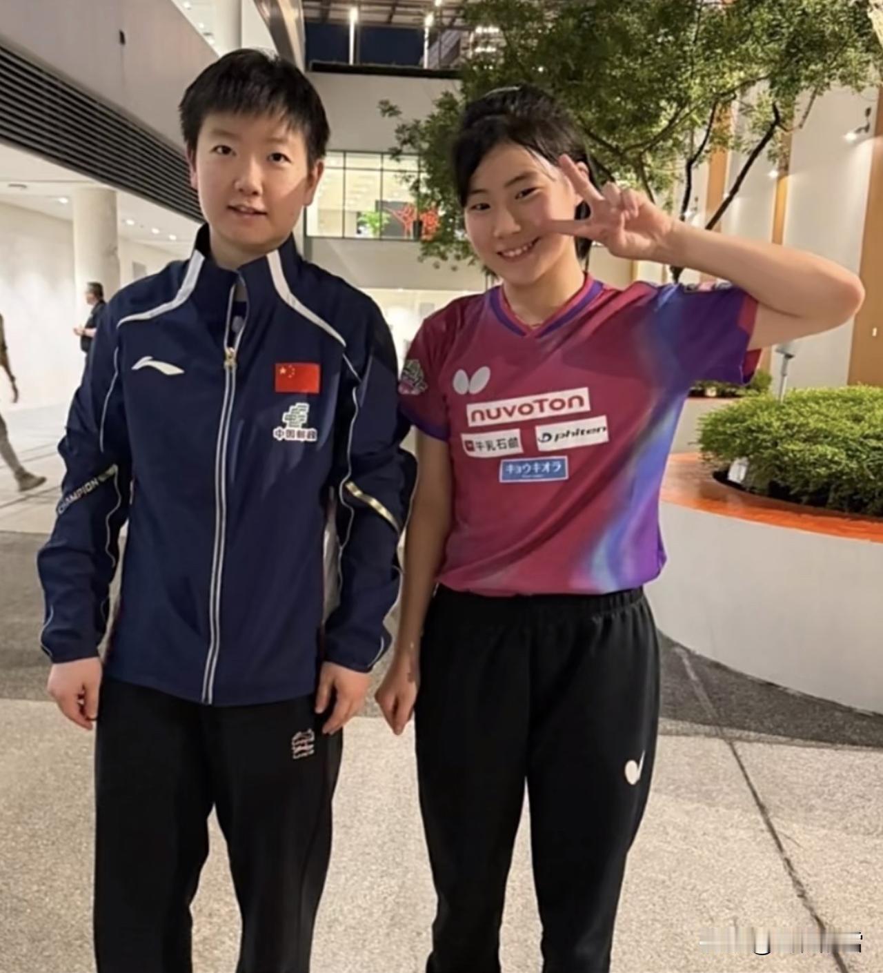 为什么松岛一家子都喜欢孙颖莎？
张本一家子却不喜欢孙颖莎？