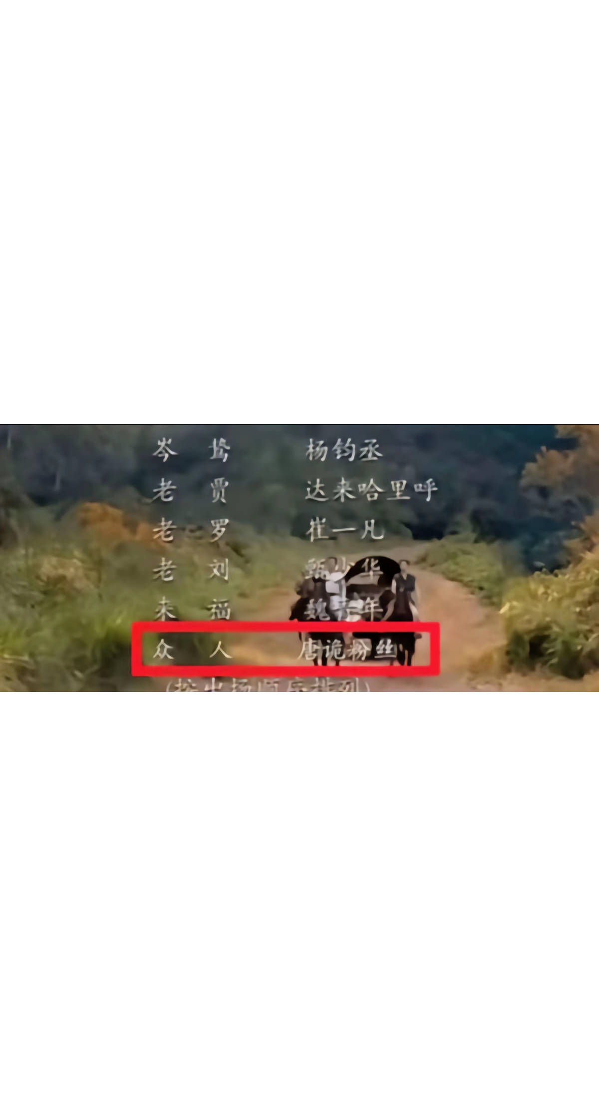 第一次看到电视剧里还有我们粉丝的戏份呢