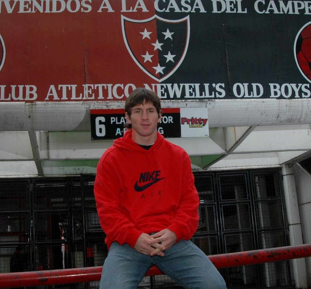 耐克梅西。足球