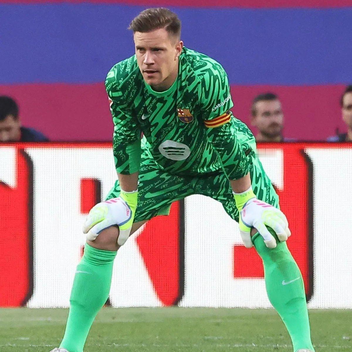 记者：如果特尔施特根找到他喜欢的俱乐部，他可能会被租借出去，巴塞罗那将承担他大部