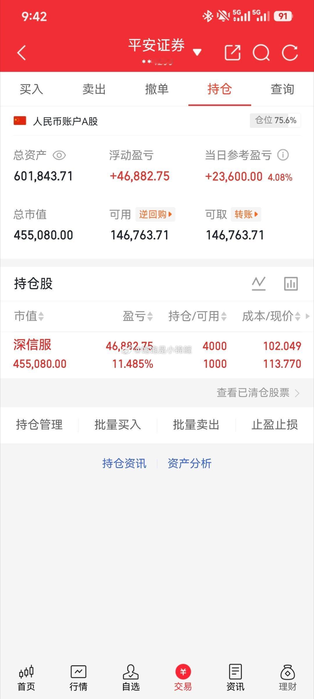 哭给浪潮看深信服补了，再不涨停我也哭！股票股票