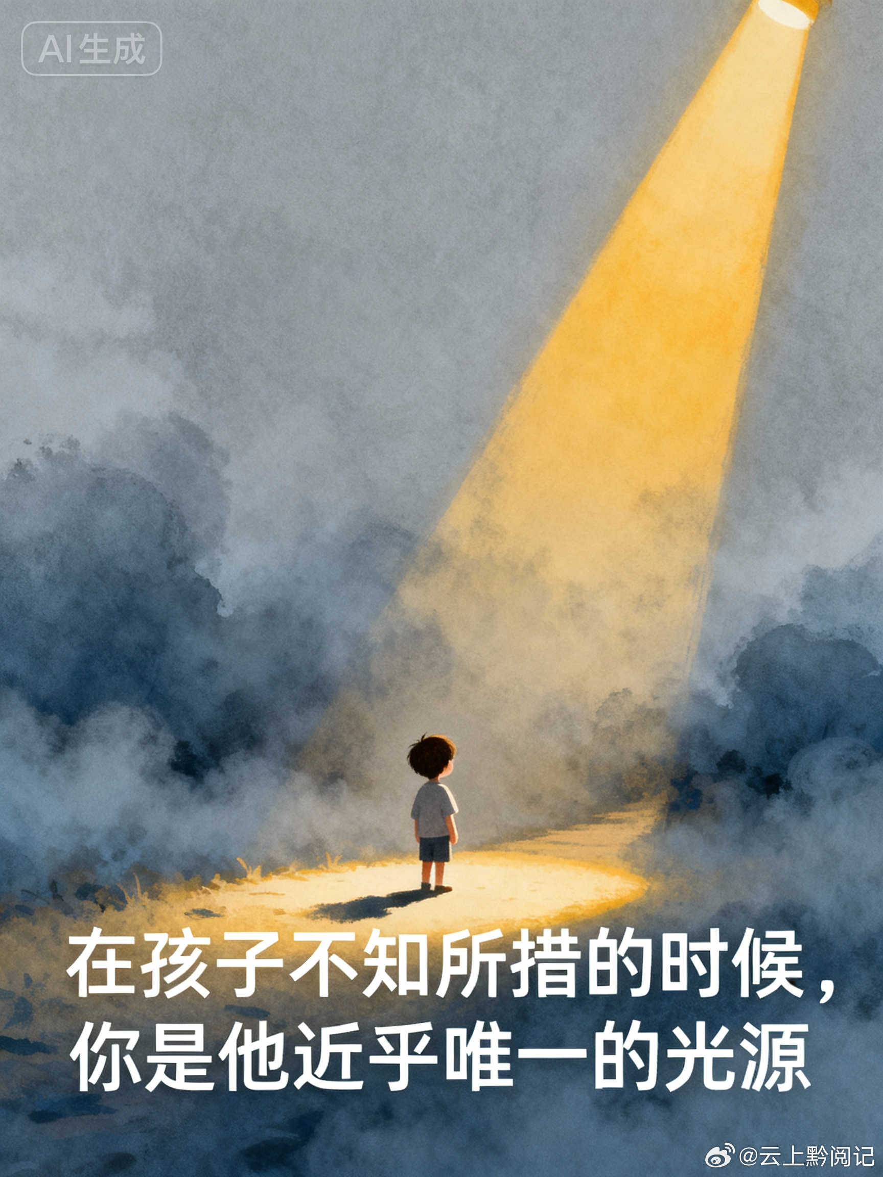 在孩子不知所措的时候，你是他近乎唯一的光源！父母成长 ​​​