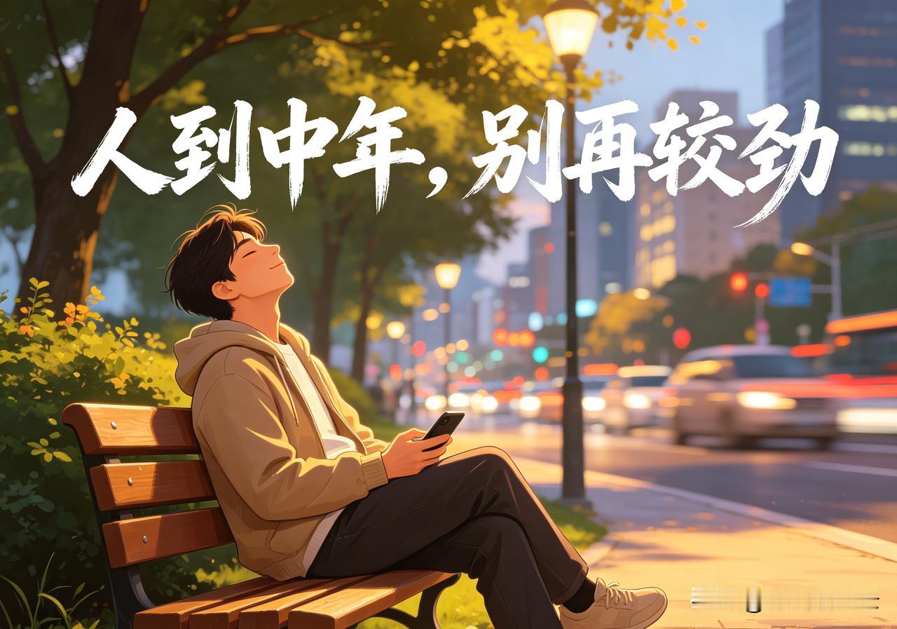 人到中年，才终于想明白一件事：很多事，不是你不够努力，而是你太较劲。
 
年轻时