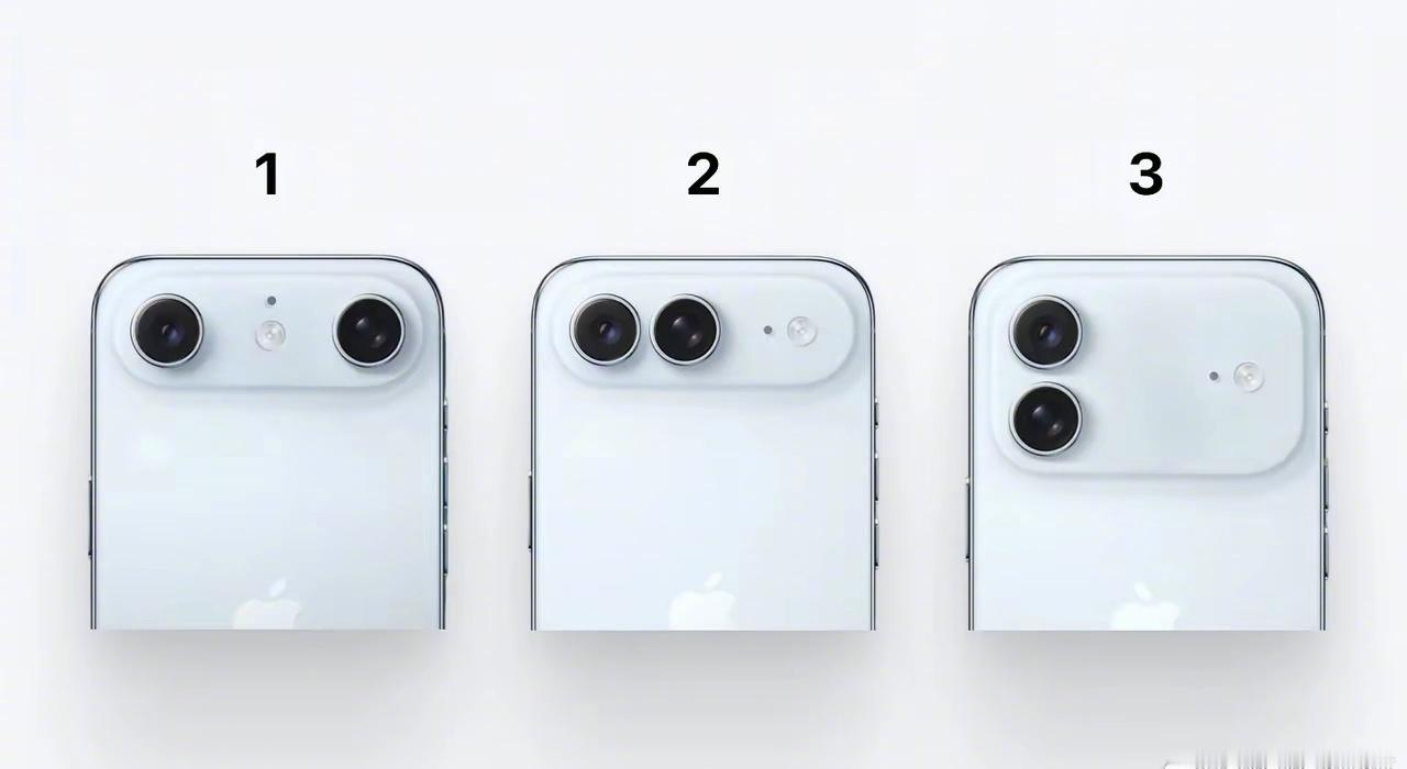 以下三种你认为新款iPhone Air会是哪种设计……