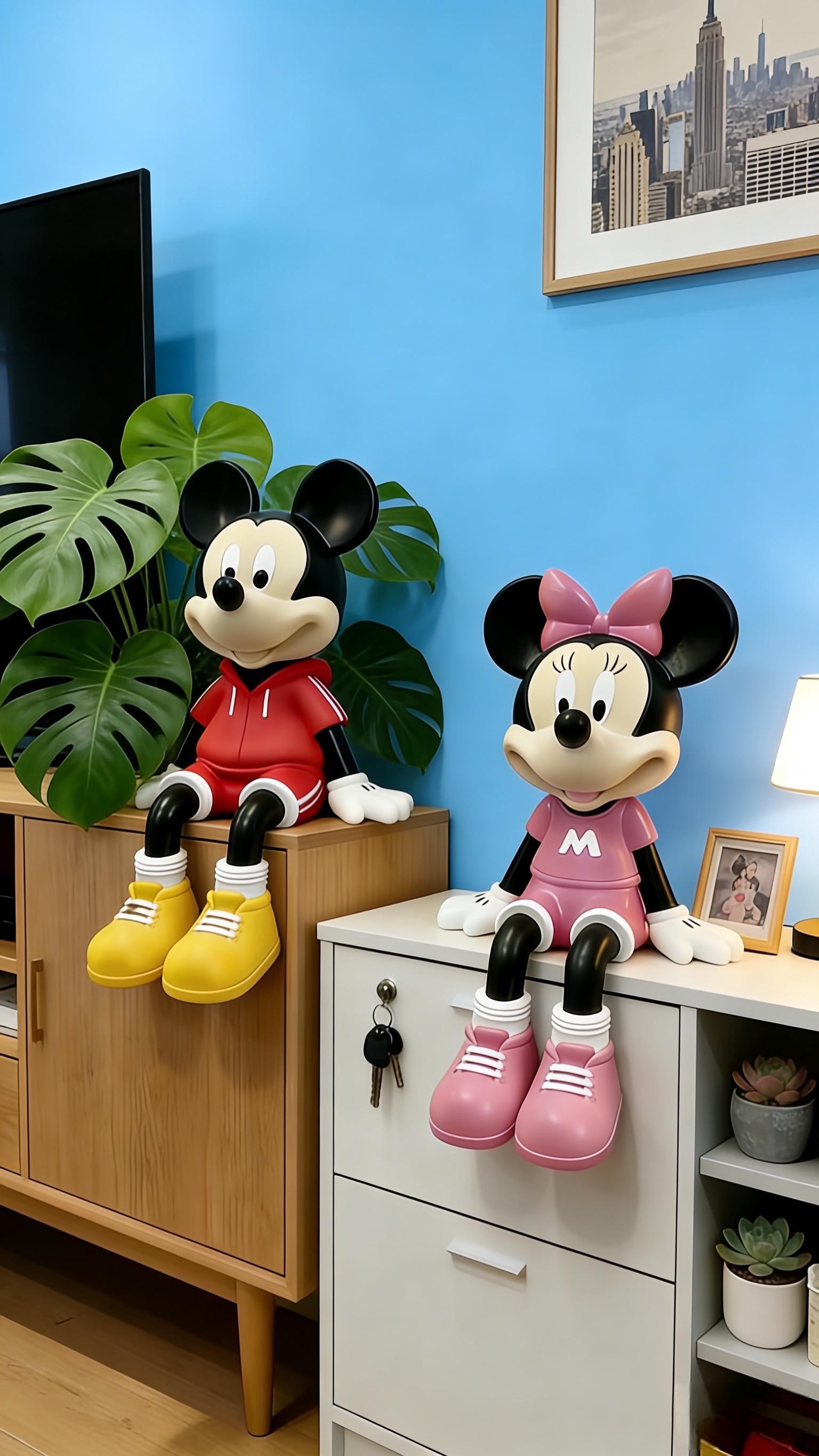 哪个小盆友看到这么可爱米奇能不惊喜开心跳跃呢，🌟 萌趣米奇陪娃过新年...