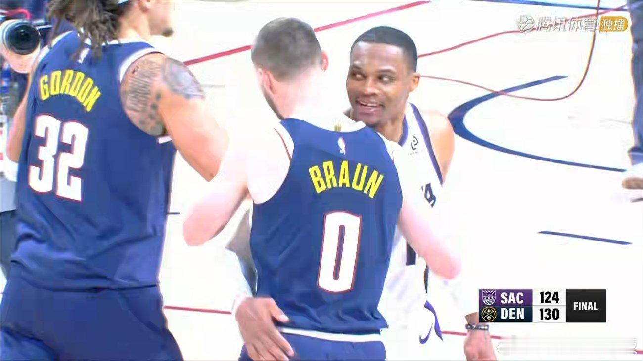 掘金主场130-124战胜国王！威少26分12板6助；约基奇34分7板14助新赛