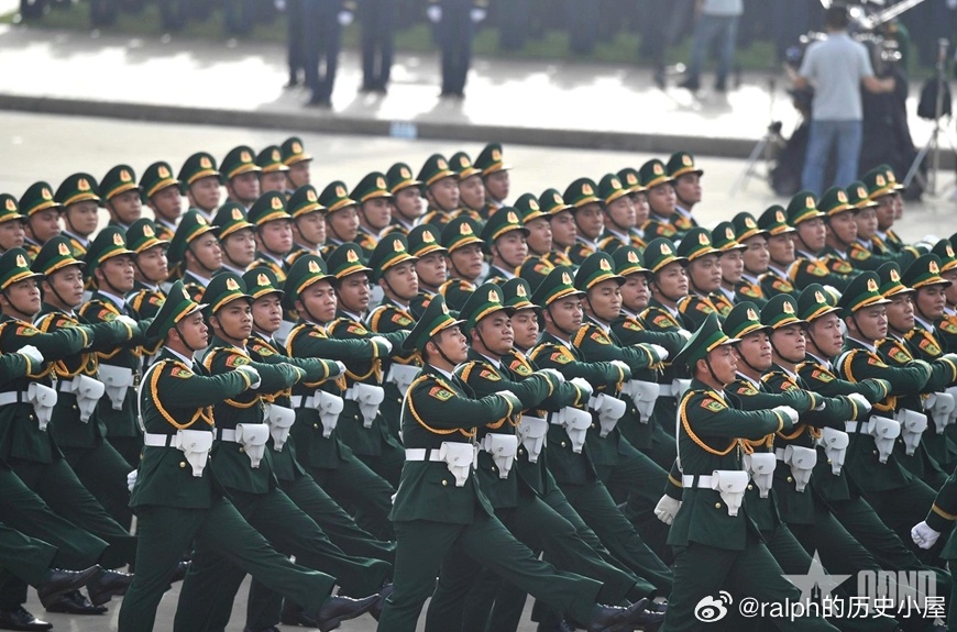 2025年9月2日越南八月革命胜利暨九•二国庆节80周年庆典及阅兵，这是边防警卫