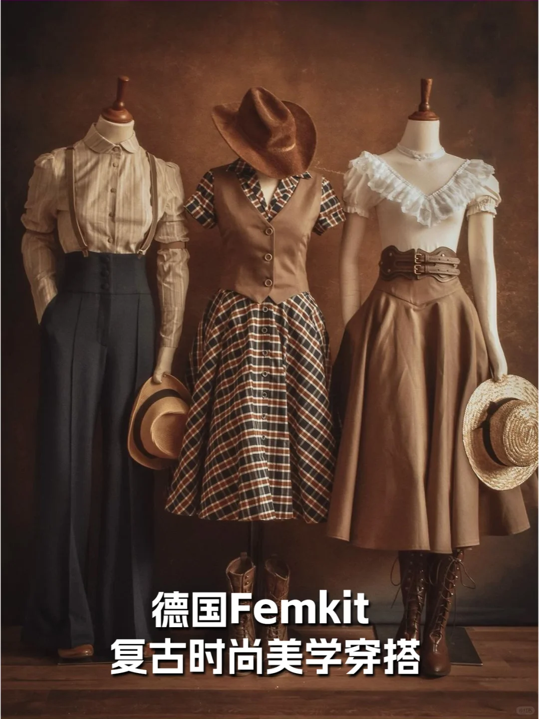旧时尚复古美学穿搭 | 德国Femkit📸