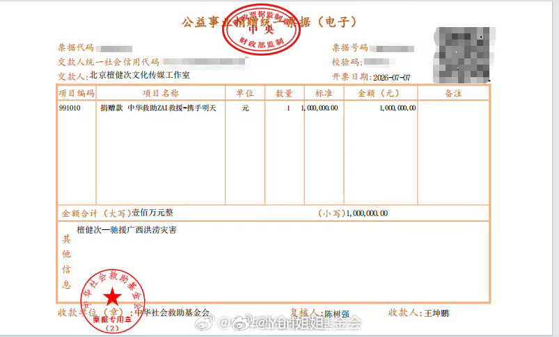 檀健次驰援广西人和人的差距，往往藏在他们凝视世界的目光里。有人的格局，在风雨交加