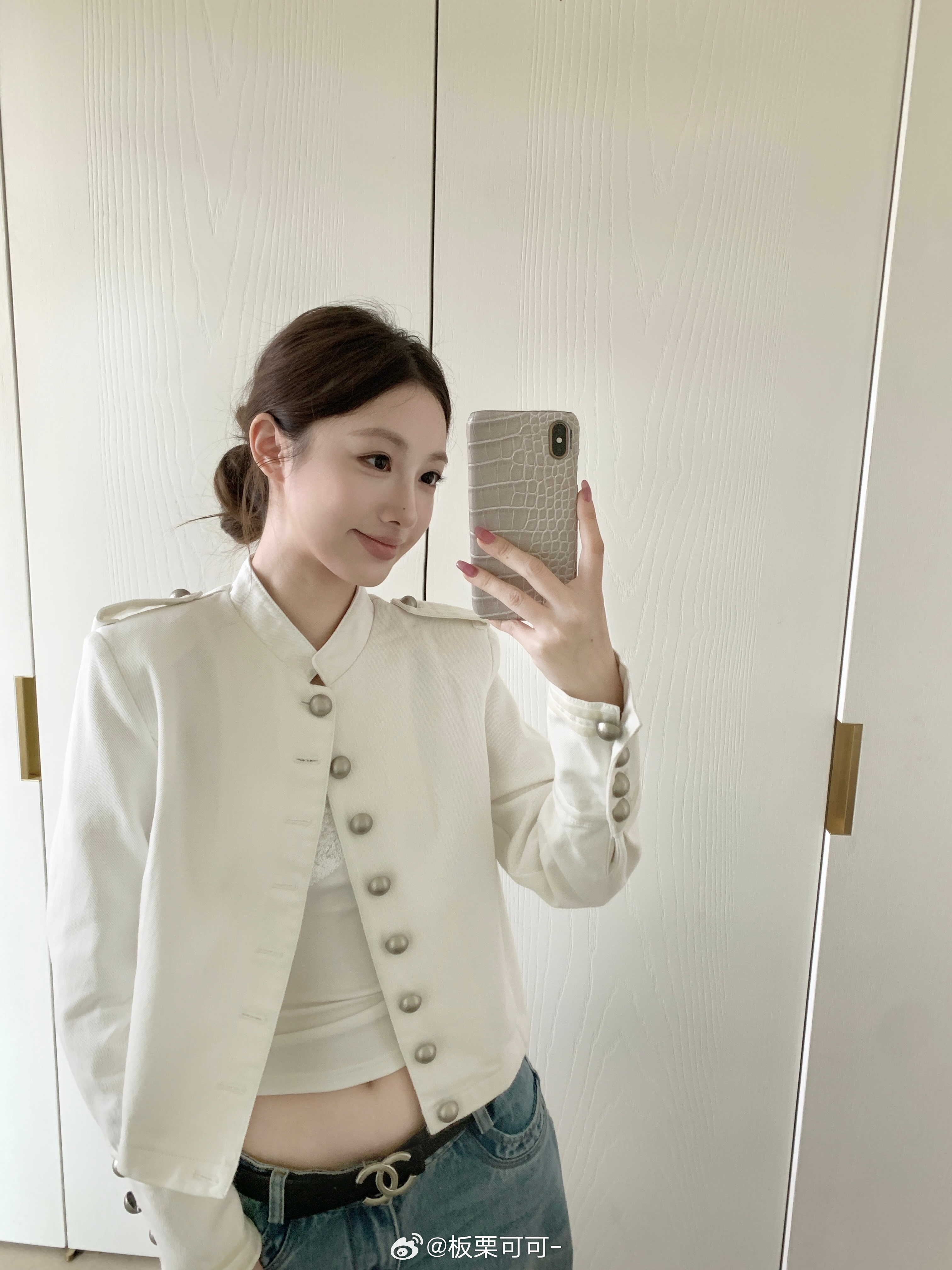 板栗可可Bankelili1/20/20:00简约又时髦的款式当然本期滴这件外套