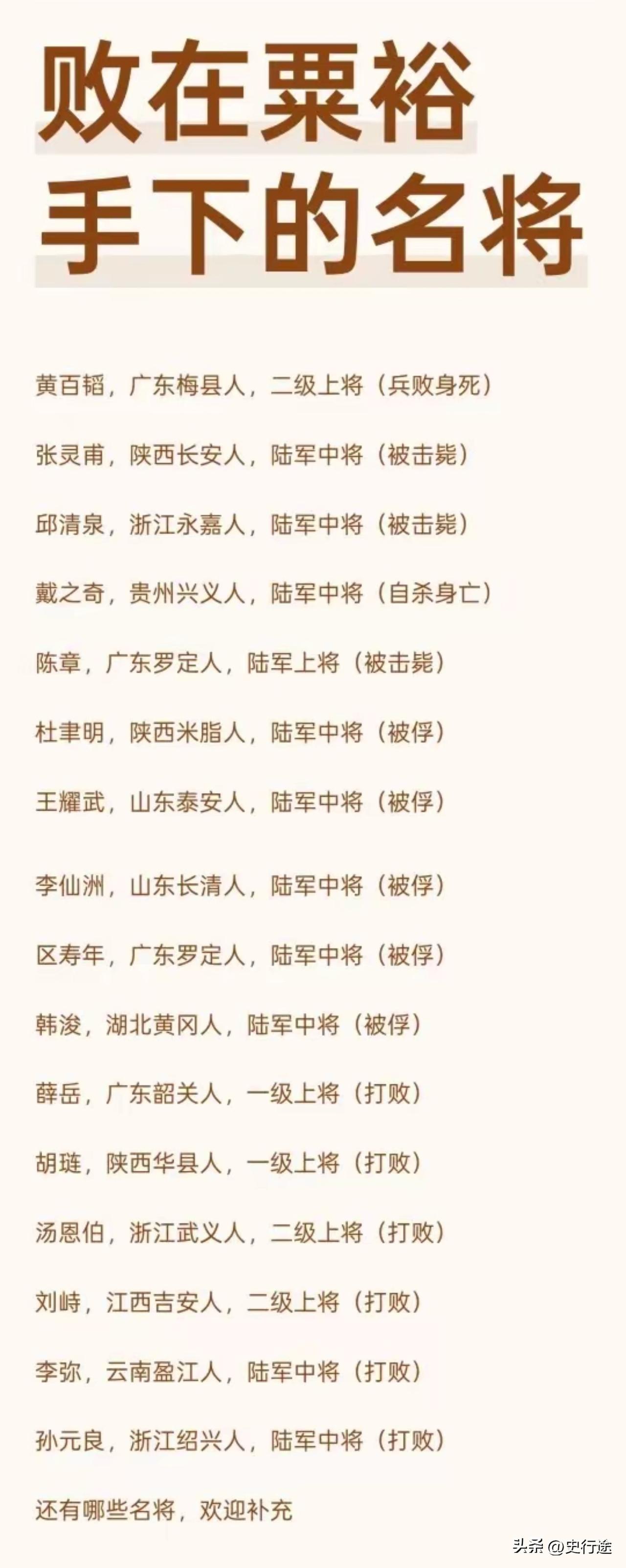 解放战争败在粟裕手下的将领


粟裕这个人，有点怪。平时不张扬，到了战场上，手稳