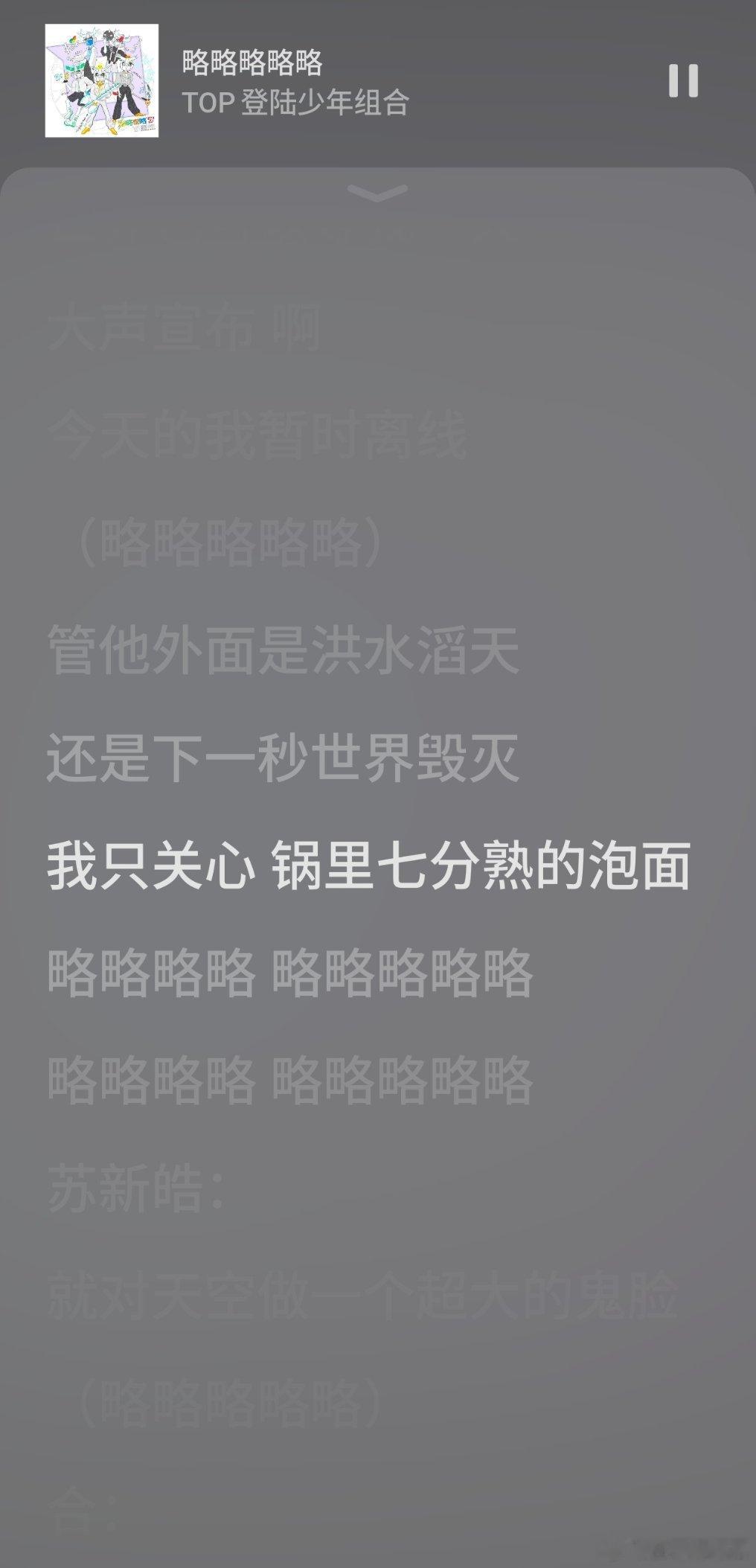 这词符合TOP人设 