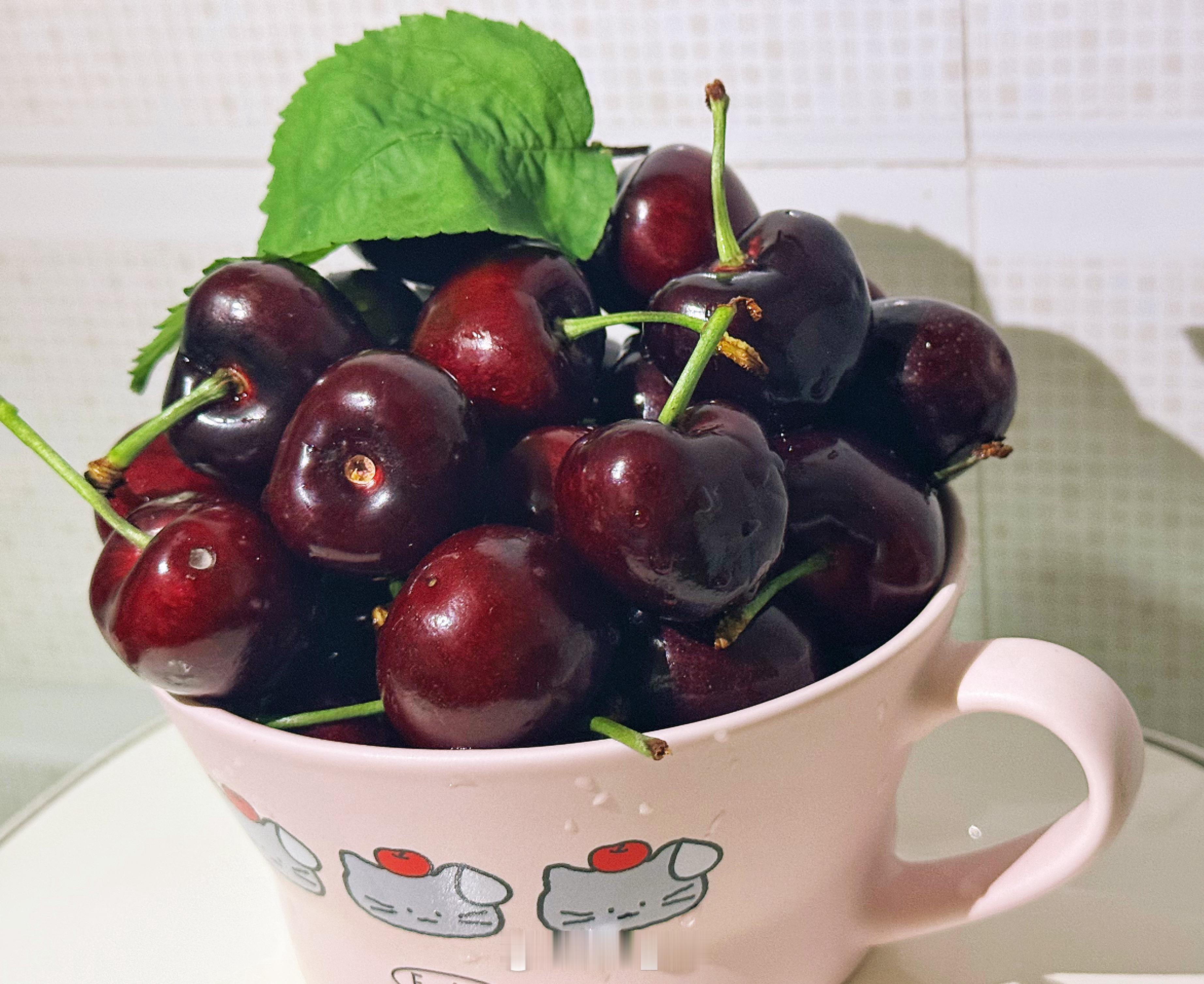 刚 洗 的 🍒震 撼 美 味👍🏻 