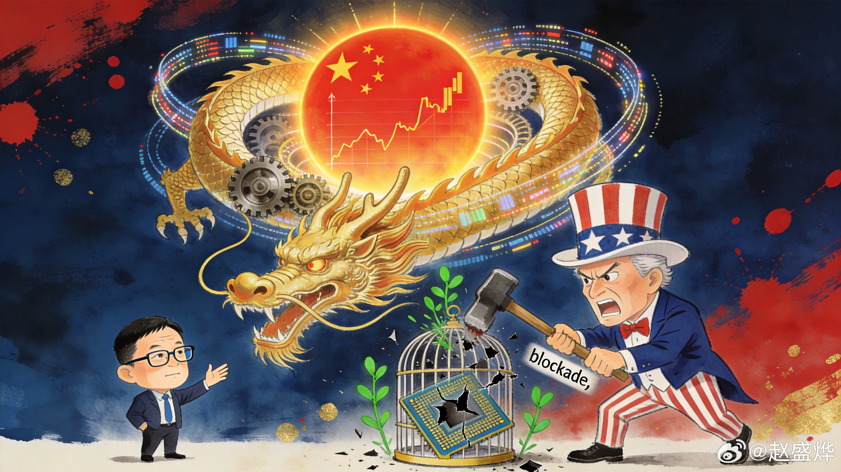 黄仁勋说美国人离开中国AI必败，这句大实话为什么出自美国人之口黄仁勋说了一句大实