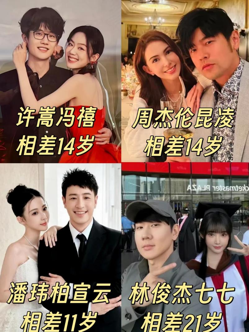 大家发现没有，有钱的男明星，基本上都找了比自己小很多的老婆

为什么会这样，难不
