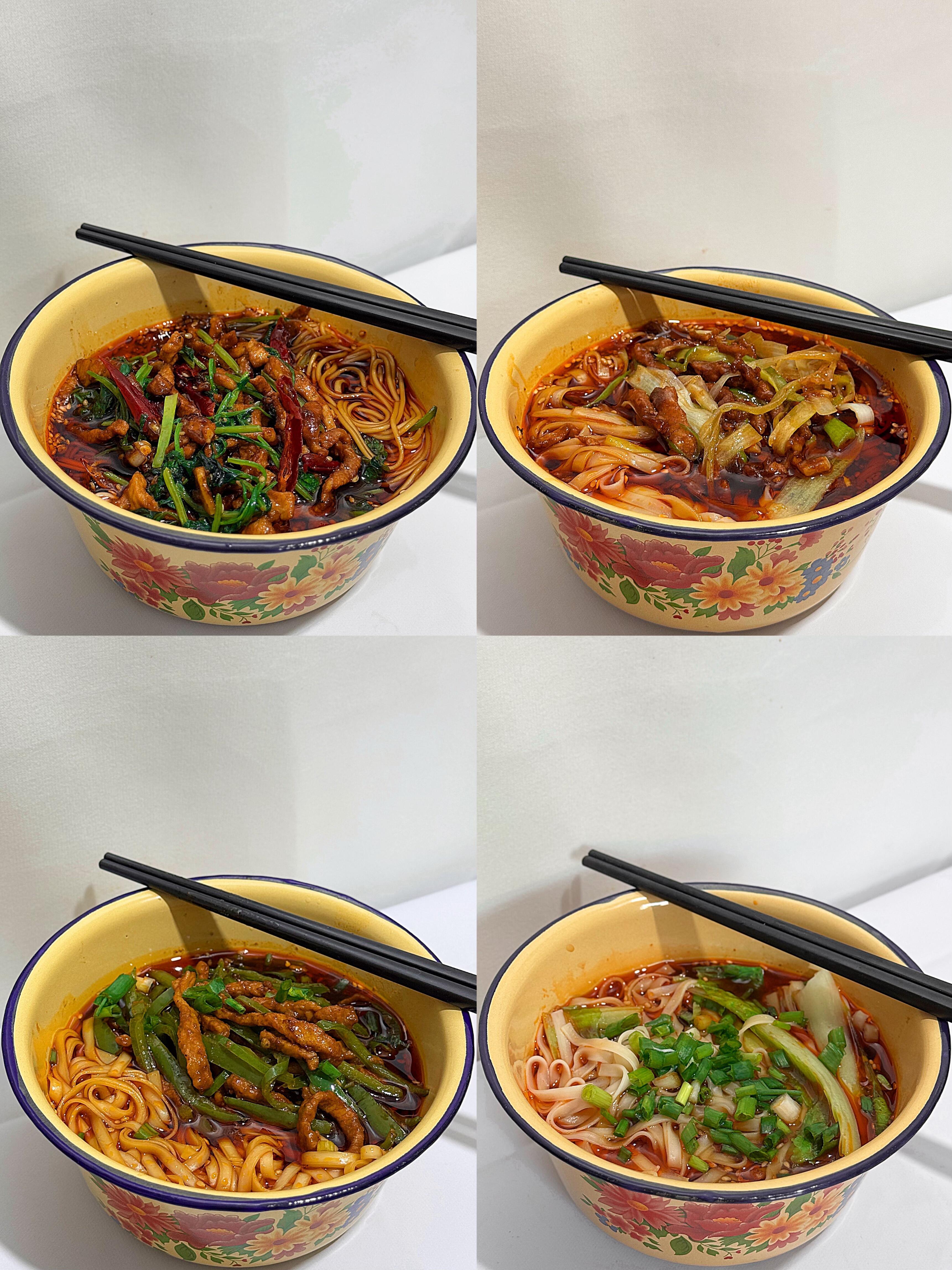 今天吃什么|在家做饭🍳4种面条做法合集 