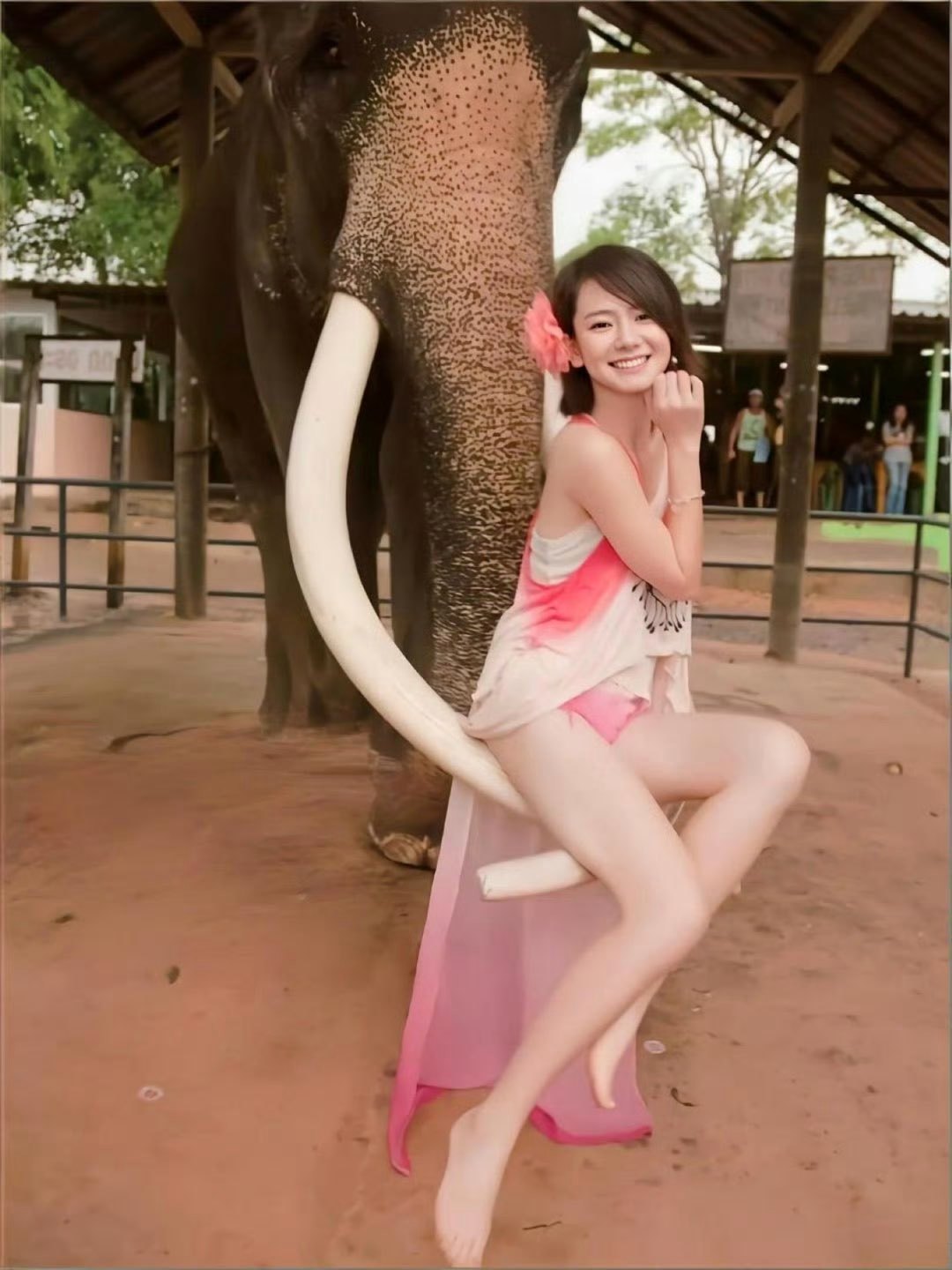 戚薇年轻时是真的嫩  笑容太有感染力了 