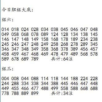 福彩3D第2025065期胆码大底
★
★吐槽：有点乱（慎参） 
★
 今日参数