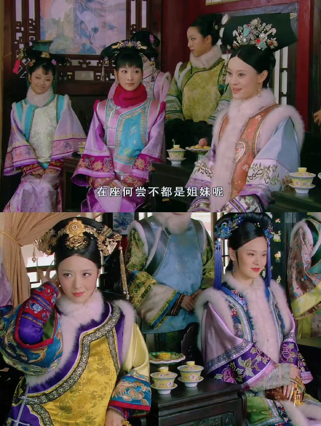 一句话形容一下这个画面 