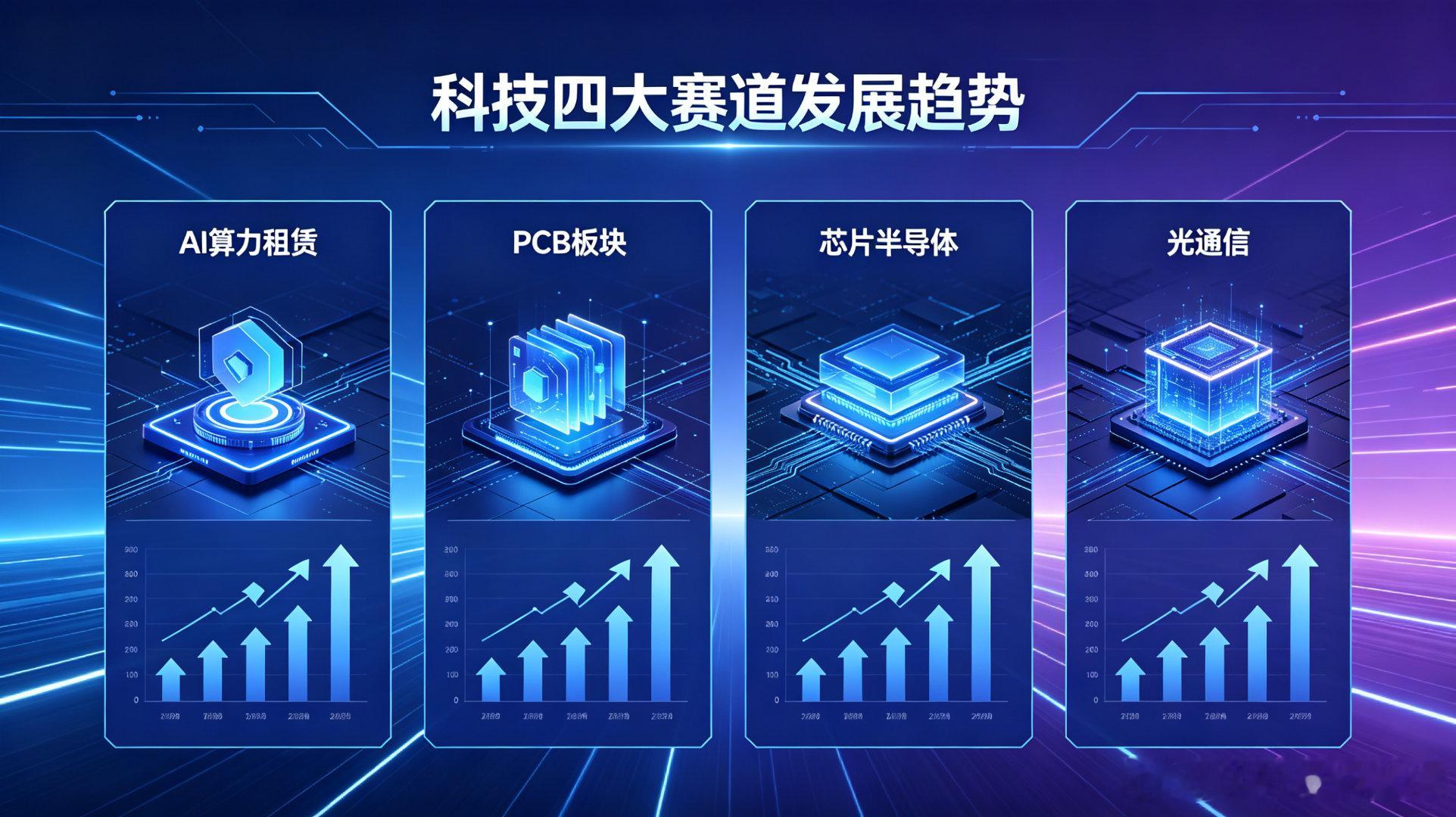 科技四大赛道分化明确，今天的板块热点提前给大家梳理好了。六氟化钨全球断供引发的科
