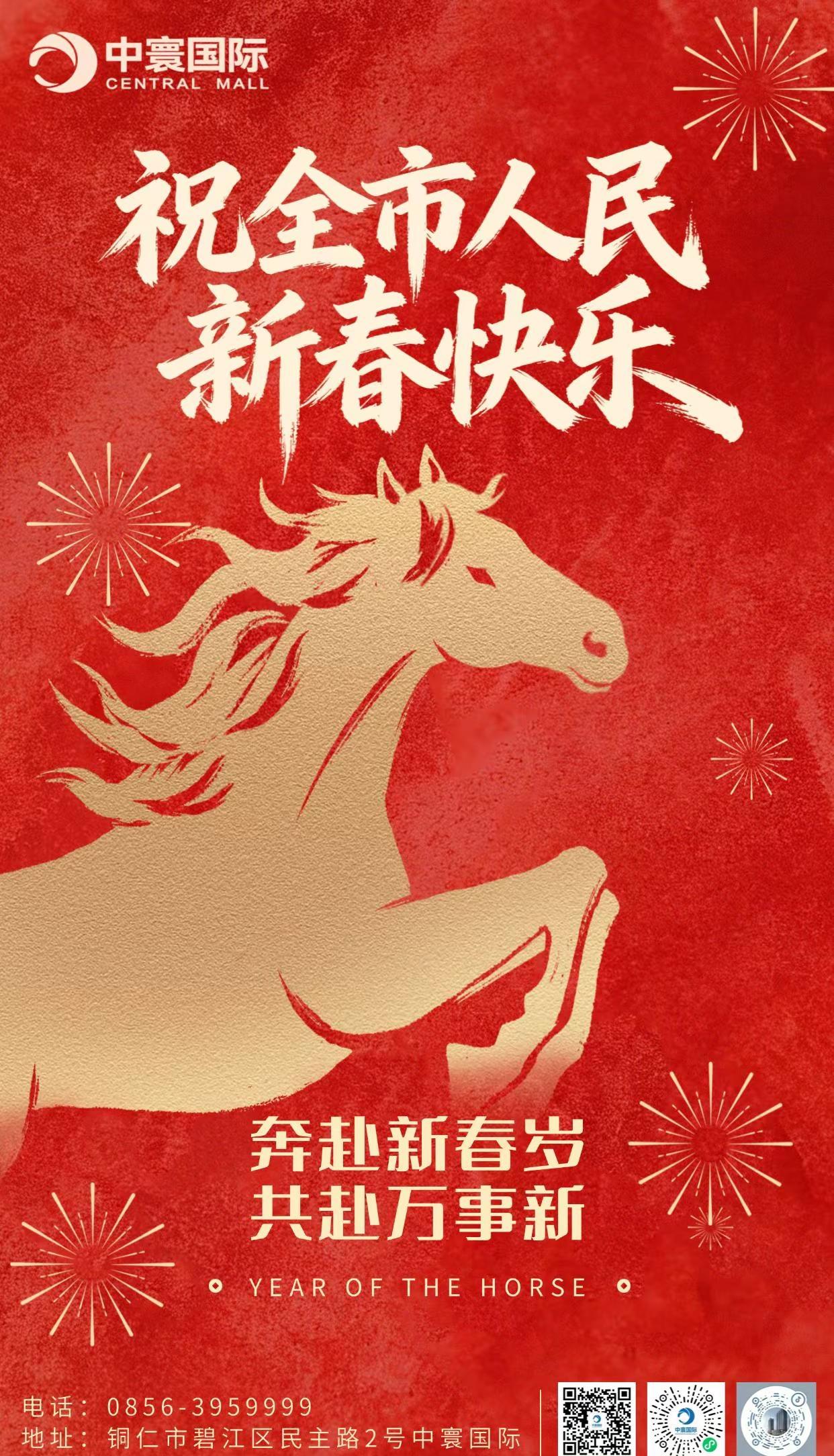 新年快乐 铜仁 中寰国际