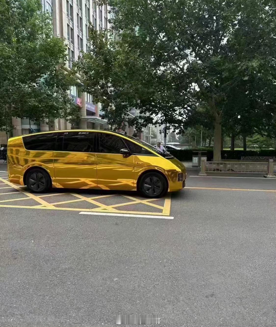 这台理想MEGA很火啊，各种群里到处都是。很久没有见到这种电镀风格的改装了，之前