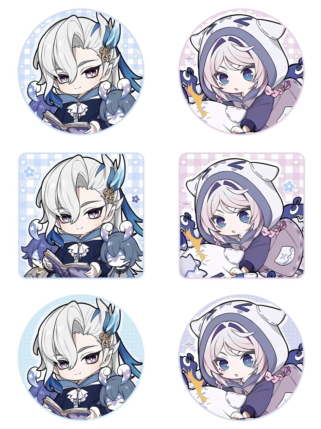 萌物！旅行者请用茜特菈莉和那维莱特头像