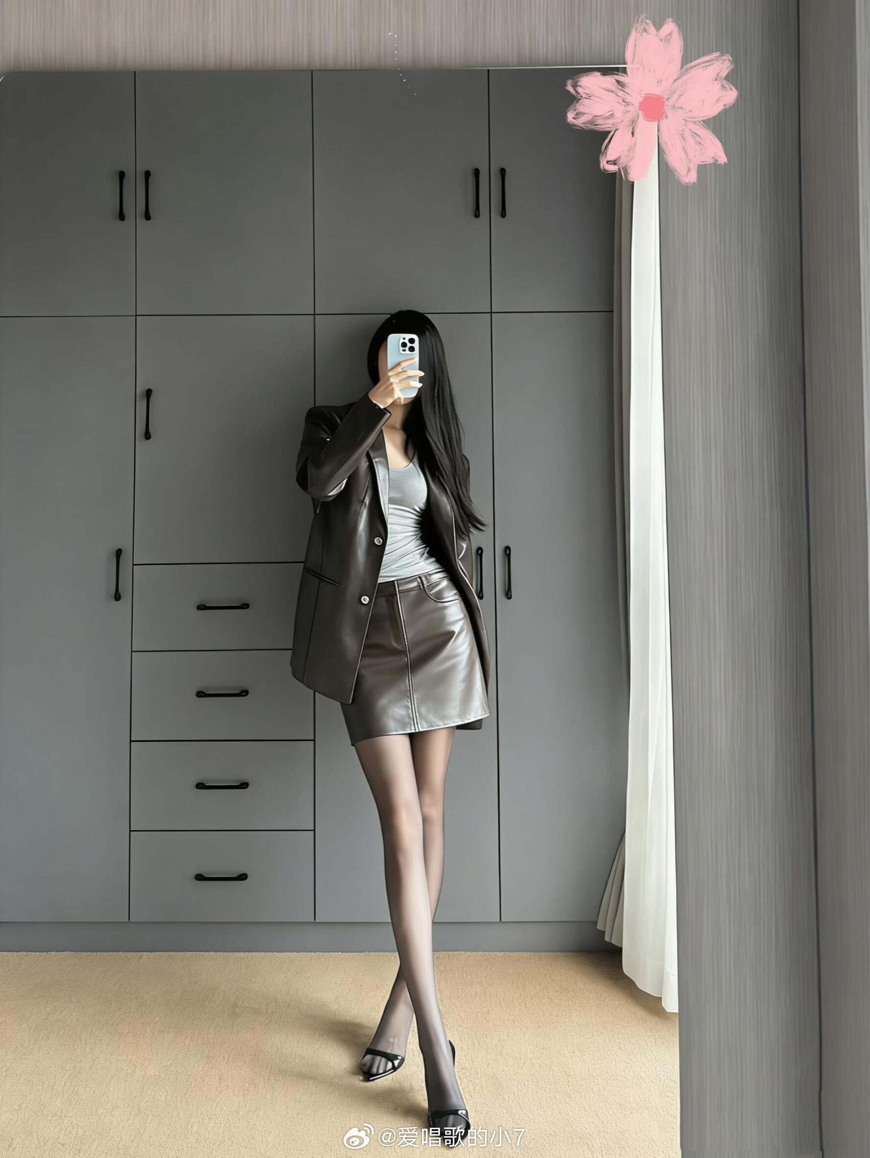 豹一丝，灰丝实在是太爱了！这条灰丝满满的高级感 